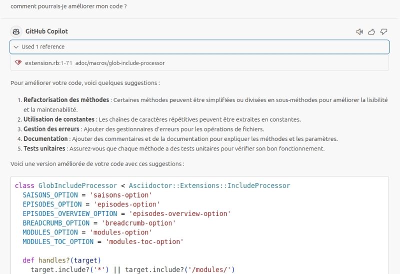 coder avec github copilot pour les développeurs