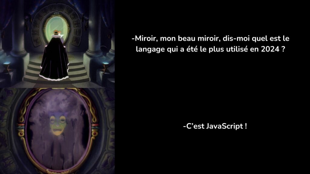 Pourquoi se former à JavaScript en 2025 ? Miroir de Blanche neige
