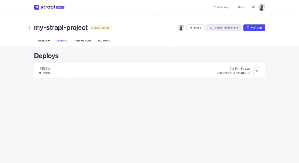 strapi pour les debutants cloud app oclock